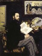 Portrait of Emile Zola Edouard Manet